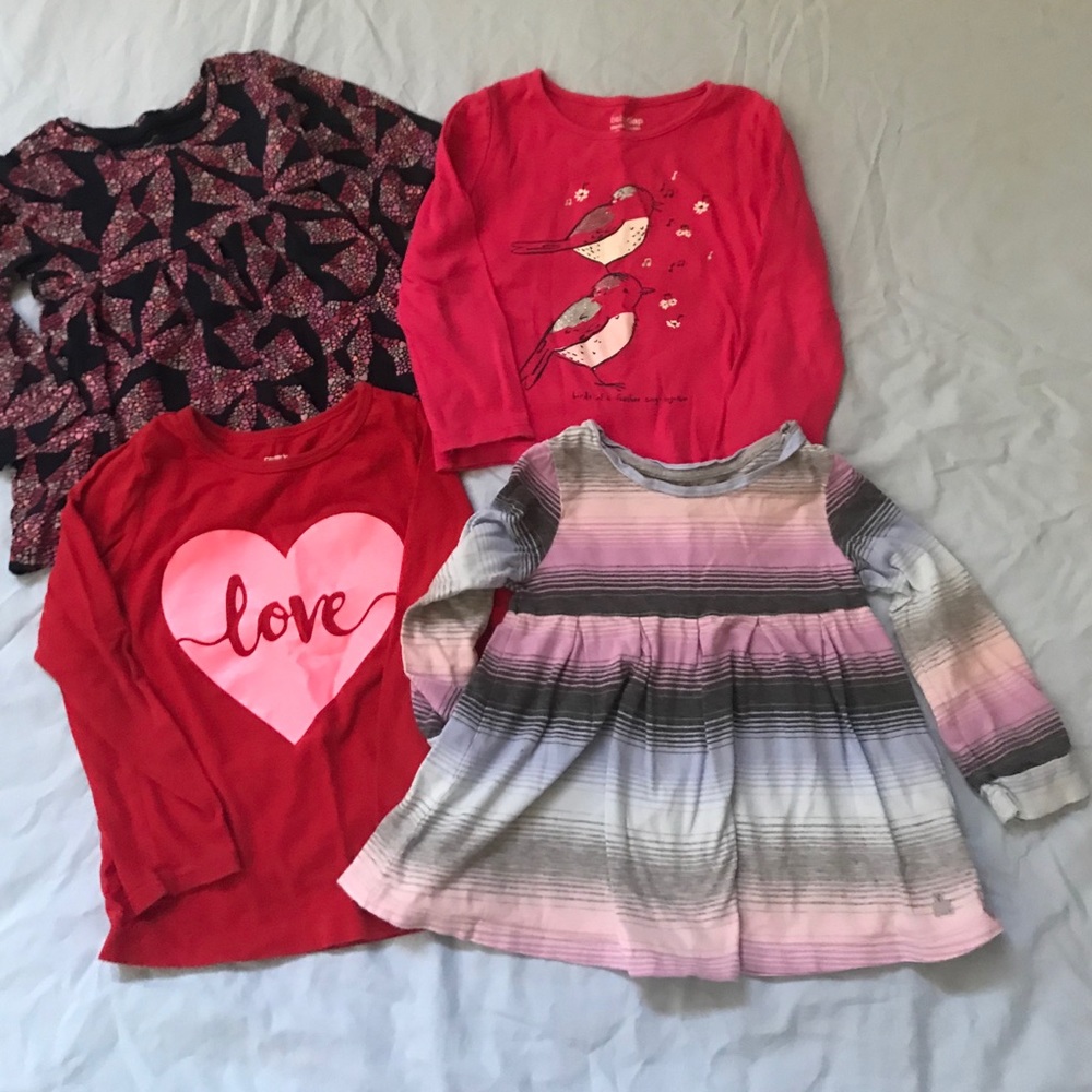 GAP 3T long sleeve shirts